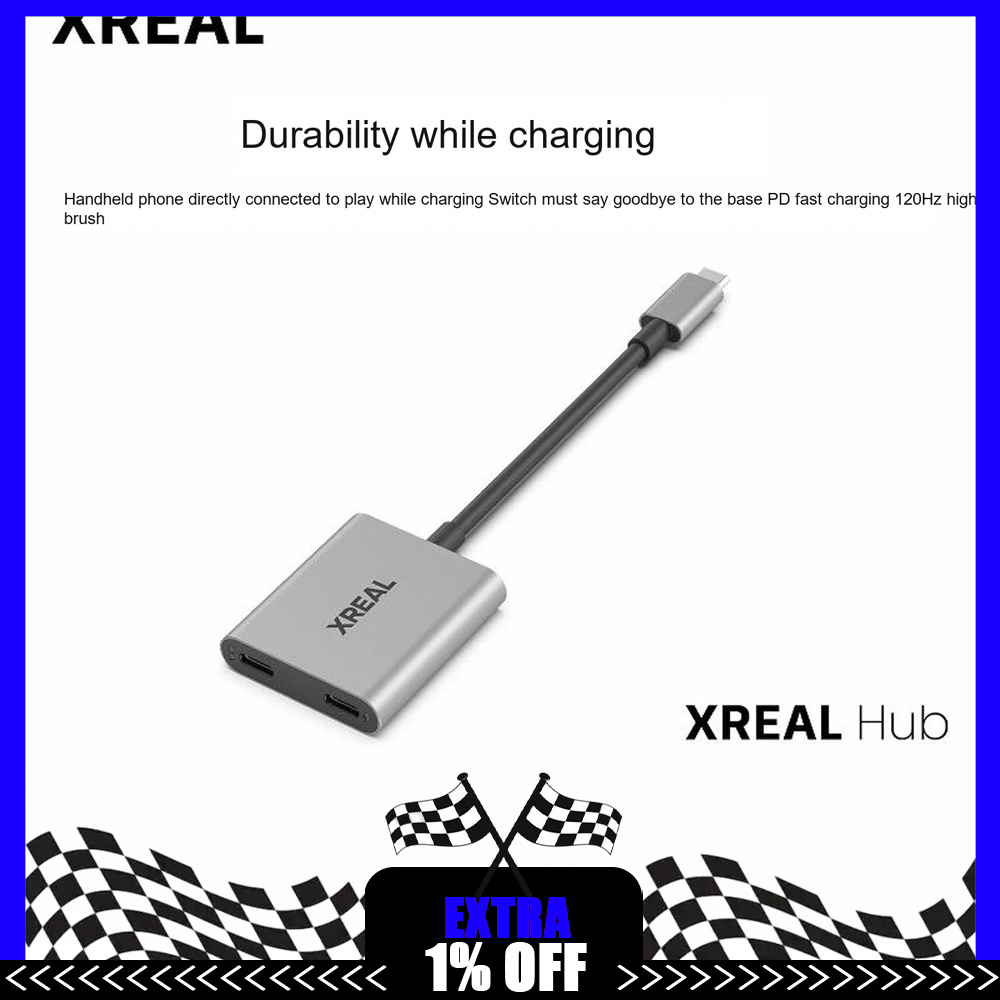 Gaming Console Rog Ally - Adaptateur USB-C XREAL Hub pour lunettes
