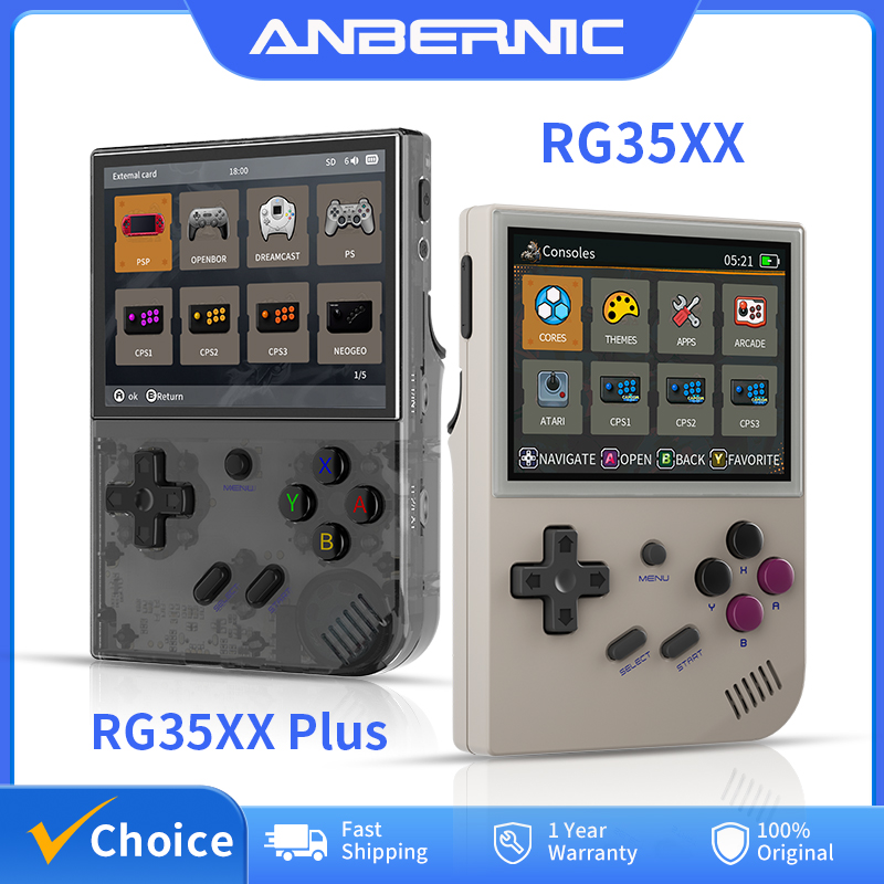 Gaming Console Under 5000 - ANBERAlfred-Console de jeu rétro RG35XX Plus/RG35XX,