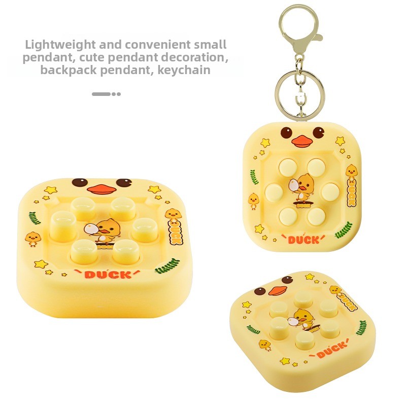Gaming Console Keychain - Console de jeu portable Whack-a-Mole, jouets