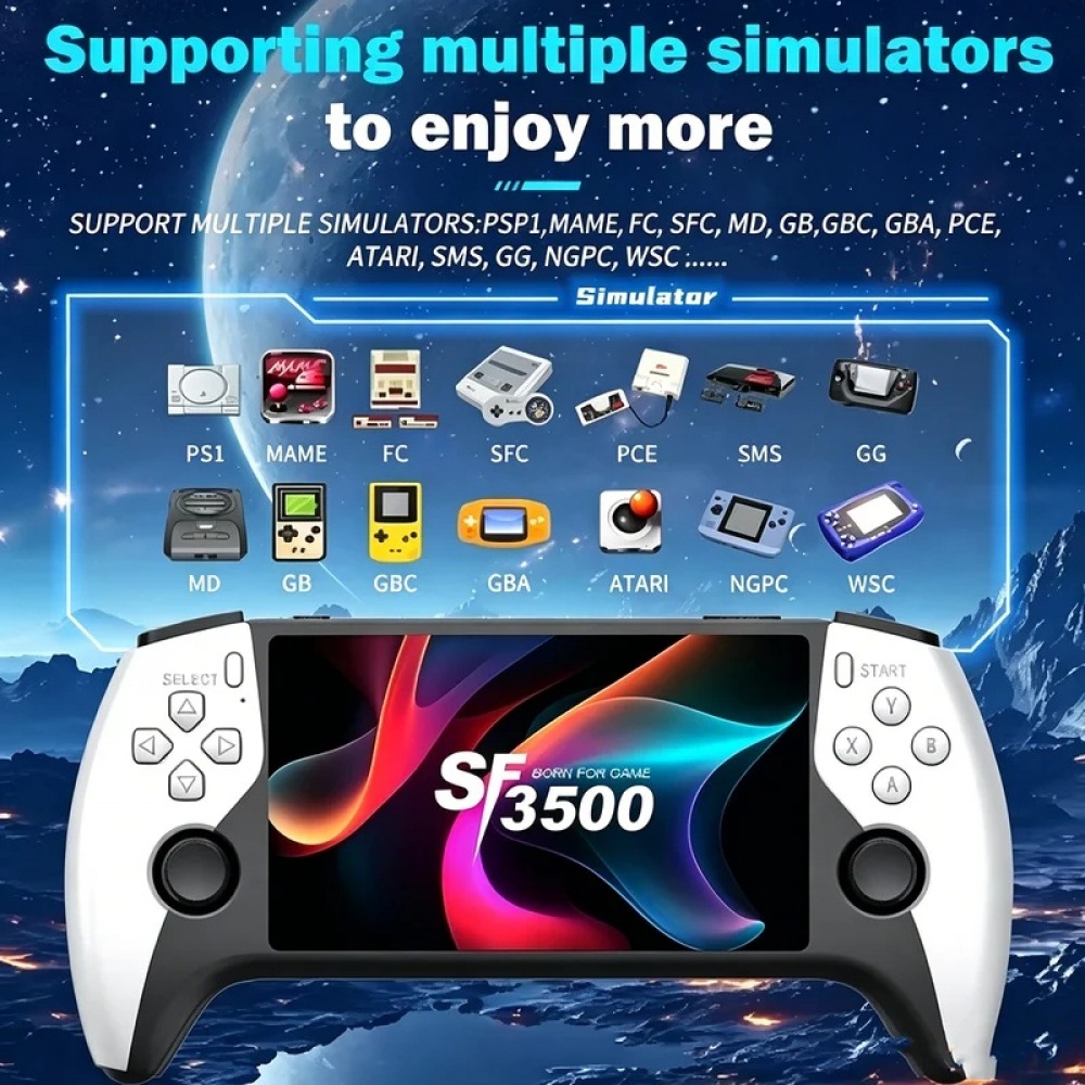Gaming Console Buttons - Console de jeu portable SF3500 5