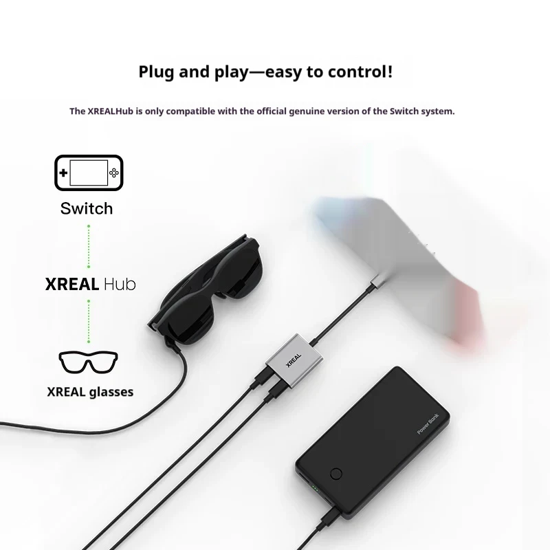 Adaptateur USB-C XREAL Hub pou - Gaming Console Rog Ally avis et prix