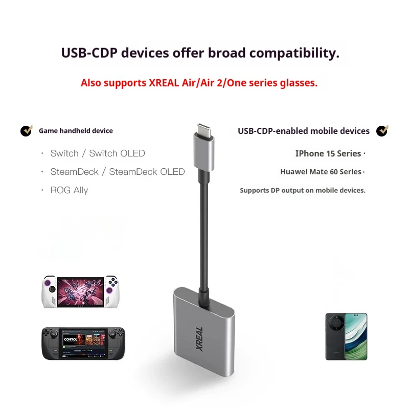 Adaptateur USB-C XREAL Hub pou - Gaming Console Rog Ally avis et prix