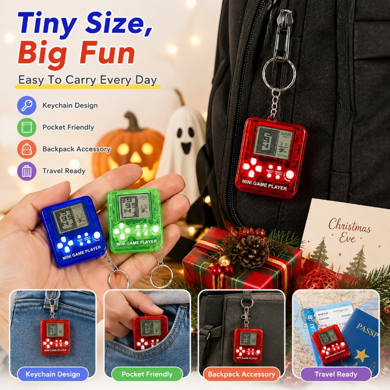 Mini console de jeu Tetris, po - Gaming Console Keychain avis et prix